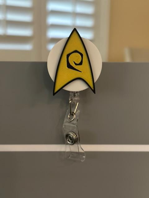 ST TNG ToS Badge Reel | Nurse Badge Reel |  Department | Retractable ID Holder