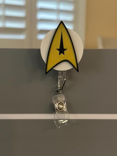 ST TNG ToS Badge Reel | Nurse Badge Reel |  Department | Retractable ID Holder