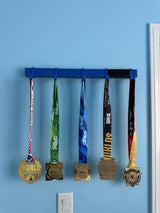 Jiu Jitsu Medal Display Rack | BJJ Medal Holder Wall Mount | Martial Arts Medal Organizer | Wrestling & MMA Medal Hanger | Flush Mount