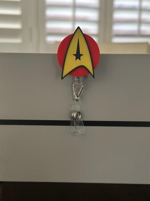 ST TNG ToS Badge Reel | Nurse Badge Reel |  Department | Retractable ID Holder