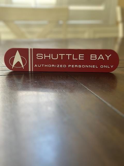 ST TNG TOS | Name Plate | Door Plaque | Wall Sign | Personalized