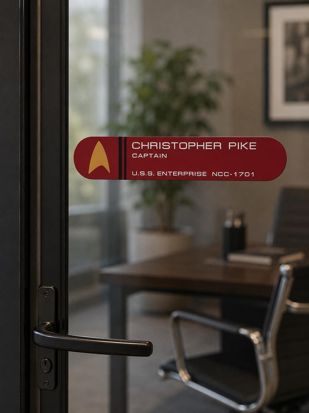 ST TNG TOS | Name Plate | Door Plaque | Wall Sign | Personalized