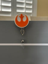 Star Wars Inspired - Badge Reel, Nurse Badge Reel,  Retractable ID Holder