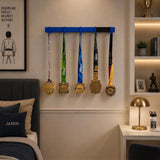 Jiu Jitsu Medal Display Rack | BJJ Medal Holder Wall Mount | Martial Arts Medal Organizer | Wrestling & MMA Medal Hanger | Flush Mount