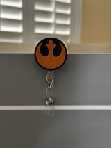 Star Wars Inspired - Badge Reel, Nurse Badge Reel,  Retractable ID Holder